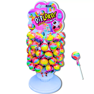 Pirulito Diploko Lollipop Arco Iris 15G