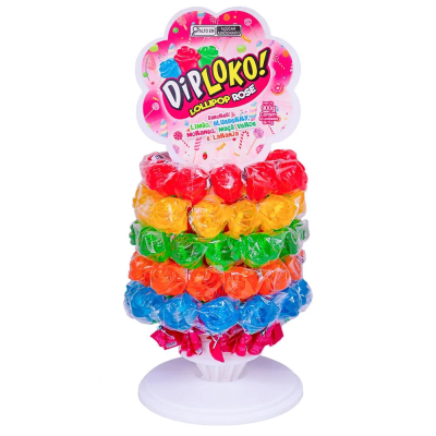 Pirulito Diploko Lollipop Rose 15G