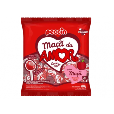 Pirulito Peccin Maca Do Amor 24Un