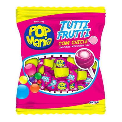 Pirulito Pop Mania Tutti Frutti 50Un