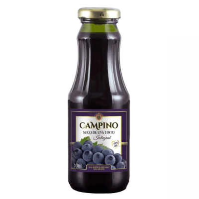 Suco De Uva 300Ml Campino Integral Tinto