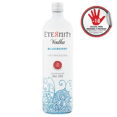 Vodka Eternity Destilada 950Ml Blueberry