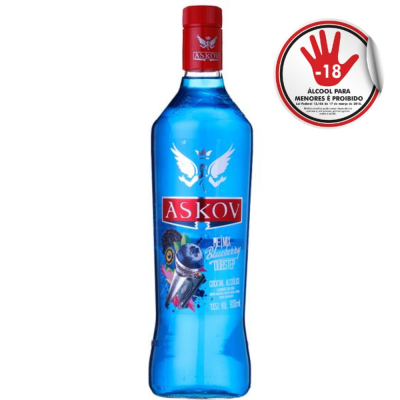 Vodka Askov 900Ml Blueberry