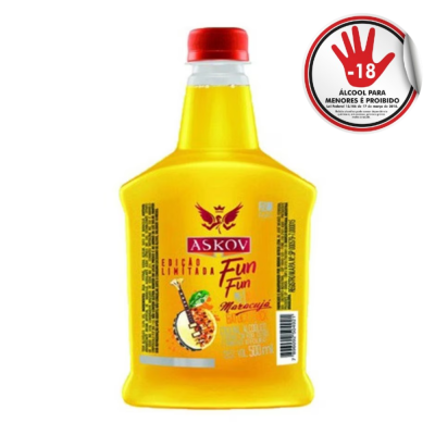 Vodka Askov 500Ml Fun Fun Maracuja