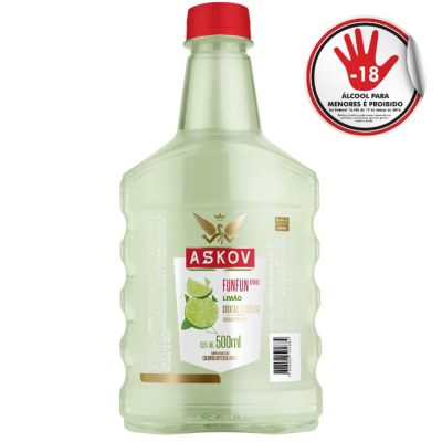 Vodka Askov 500Ml Fun Fun Limao