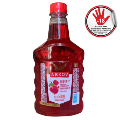 Vodka Askov 500Ml Fun Fun Frutas Verm