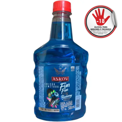 Vodka Askov 500Ml Fun Fun Blueberry