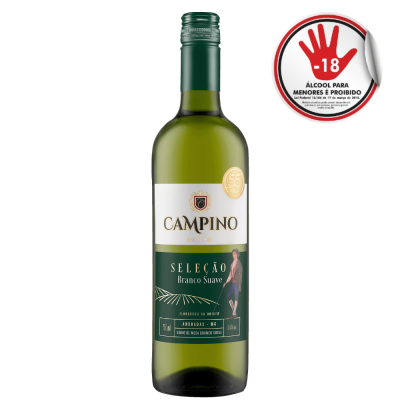 Vinho Campino 750Ml Branco Suave