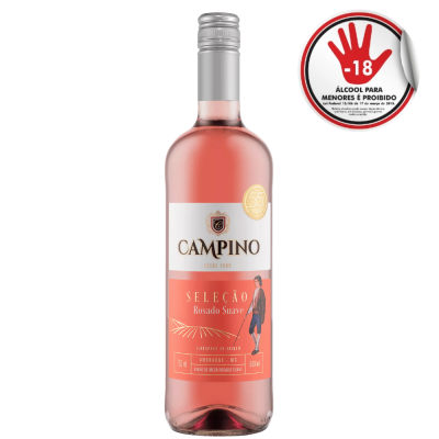 Vinho Campino 750Ml Rosado Suave