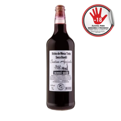 Vinho Cantina Agri 1Lt Tinto Seco 110073