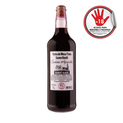 Vinho Cantina Agri 1Lt Tinto Suave