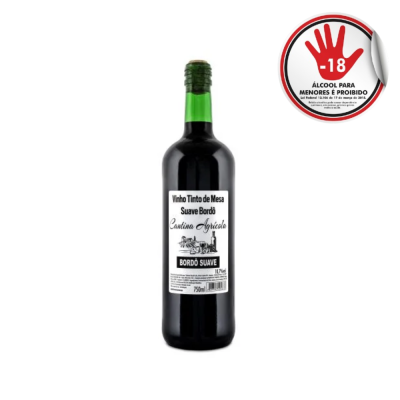 Vinho Cantina Agri 750Ml Tinto Suave