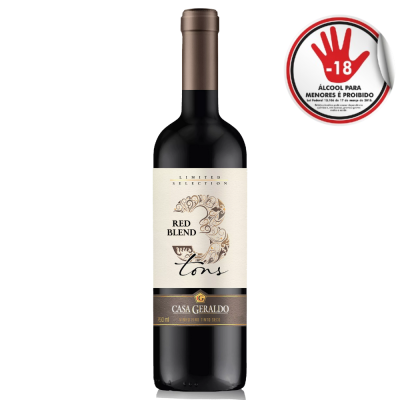 Vinho Casa Geraldo 750Ml 3 Tons Red Blendtinto Seco