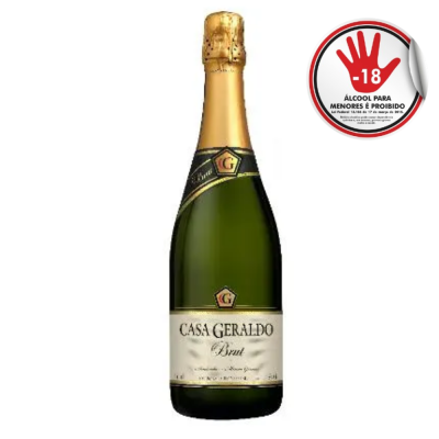 Vinho Casa Geraldo 750Ml Esp Seco Brut Branco