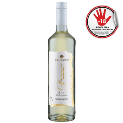 Vinho Casa Geraldo 750Ml Fino Brc Suave Glamour