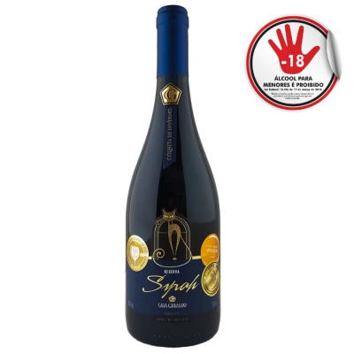 Vinho Casa Geraldo 750Ml Fino Tinto Seco Reserva Shiraz