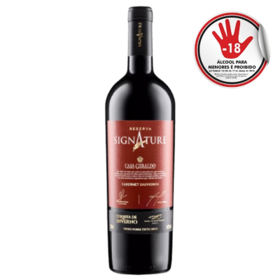 Vinho Casa Geraldo 750Ml Signature Caber Sauvig