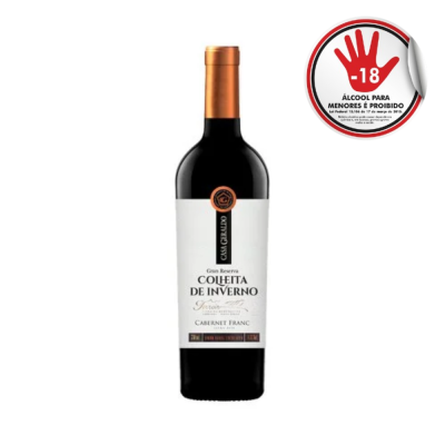 Vinho Casa Geraldo Fino 750Ml Tinto Seco Caber Sauvig