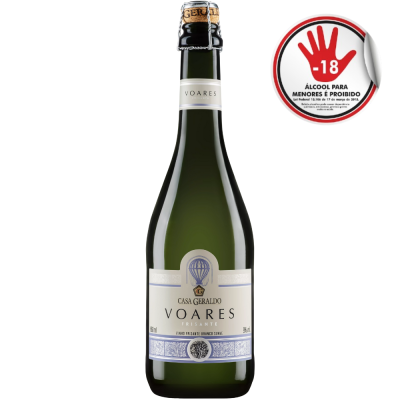 Vinho Casa Geraldo Frisante Voares 660Ml Branco Suave