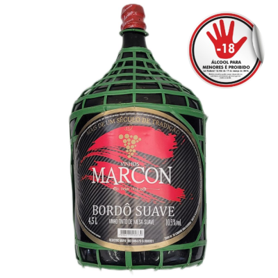 Vinho Marcon 4,5Ml Bordo Tinto Suave