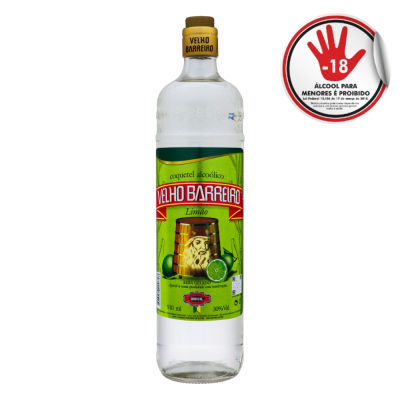 Aguard Velho Barreiro Limao 910Ml Devolucao