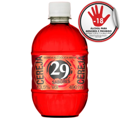 BEB ALC 29 SABORES 490ML CEREJA