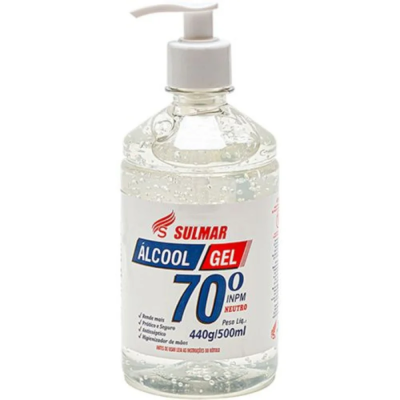 Alcool Gel Sulmar 70 Inpm 500G