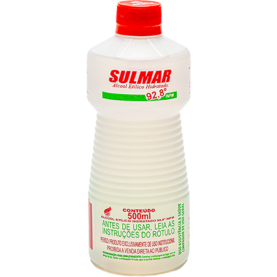 Alcool Sulmar 92,8 Inpm 500Ml