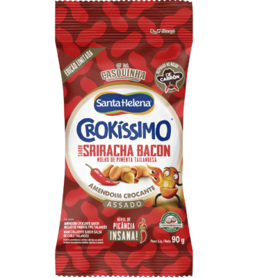 Amendoim Crokissimo Sriracha Bacon 90G