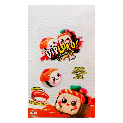 Bala Diploko Gummy Sushi 15G