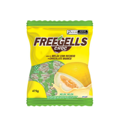 Bala Freegells 475G Beijinho Melao