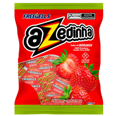 Bala Freegells 475Gr Azed Morango