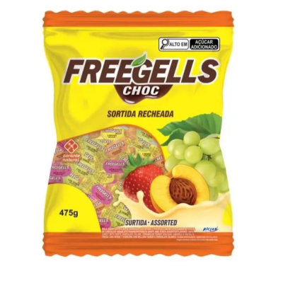 Bala Freegells 475Gr Choc Brc Sort