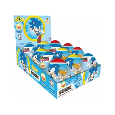 Bala Freegells Em Po Ovo Go Play Surpresa Sonic