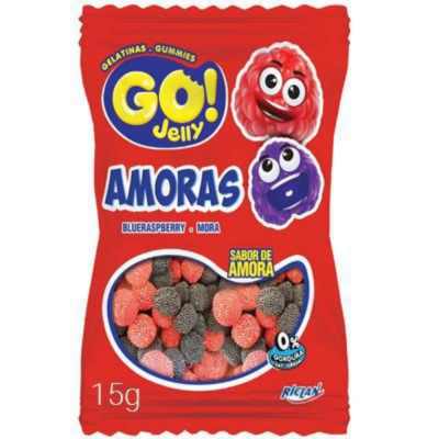 Bala Go Jelly 15 Gr Mini Amora