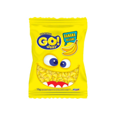 Bala Go Jelly 15 Gr Mini Banana