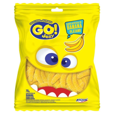 Bala Go Jelly 70 Gr Banana