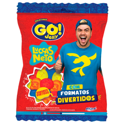 Bala Go Jelly 70 Gr Luccas Neto