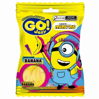 Bala Go Jelly 70 Gr Minions Banana