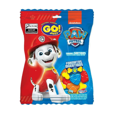 Bala Go Jelly 70 Gr Patrulha Canin