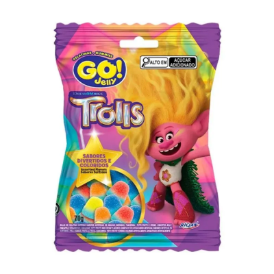 Bala Go Jelly 70 Gr Trolls