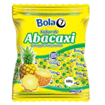 Bala Mast Freegells Bola 7 Abacaxi 600G