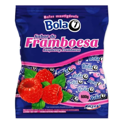Bala Mast Freegells Bola 7 Framboesa 600G