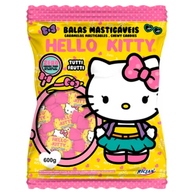 Bala Mast Freegells Hello Kitty 600G Tutti Frut