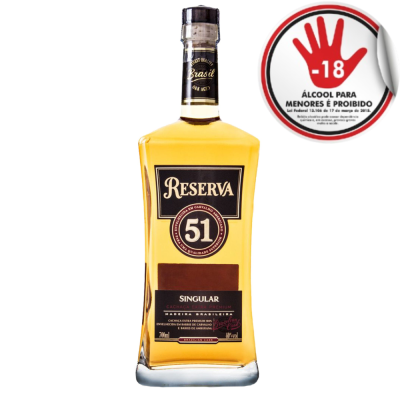CACHACA 51 RESERVA SINGULAR 700ML