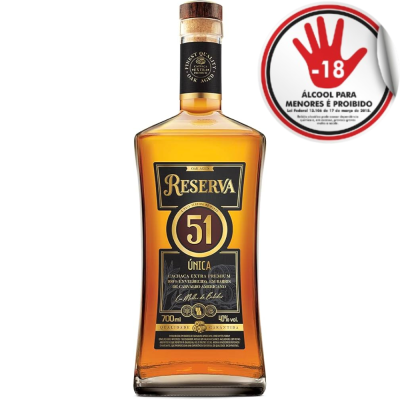 CACHACA 51 RESERVA UNICA 700ML