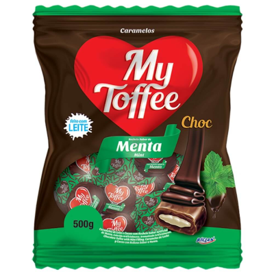 Bala My Toffee 500Gr Choco/Menta