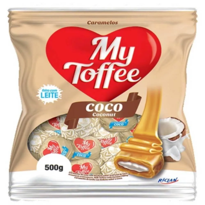 Bala My Toffee 500Gr Coco
