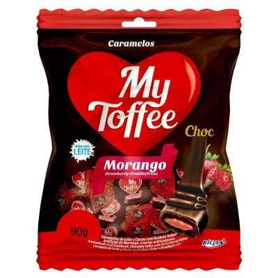Bala My Toffee 90G Choco/Morango