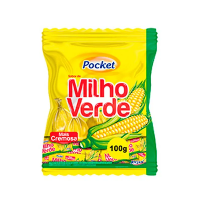 Bala Pocket Sm 100G Milho Verde